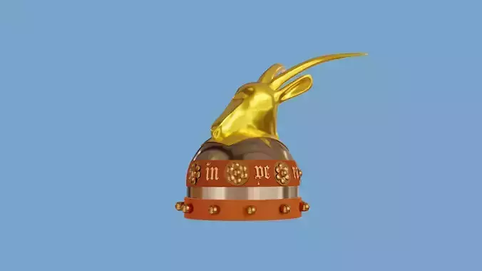 Ancient helmet 3D print model