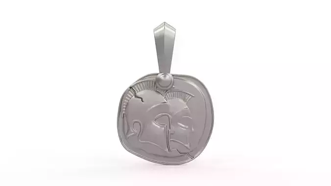 Gemini Amulet Pendant 3D print model