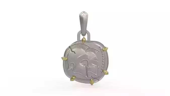 Gemini Zodiac Pendant 3D print model