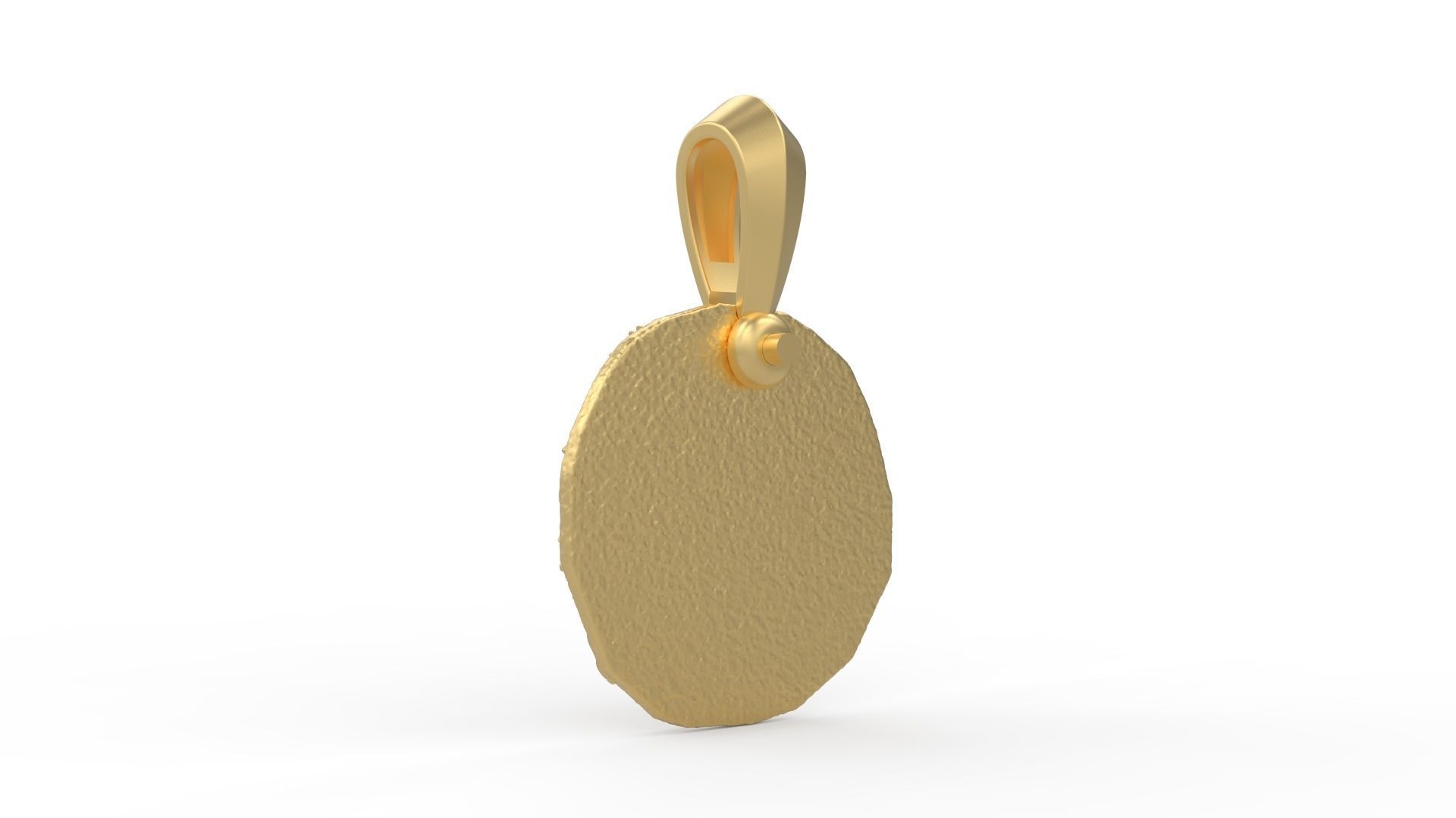 Leo Amulet Pendant 3D print model_7