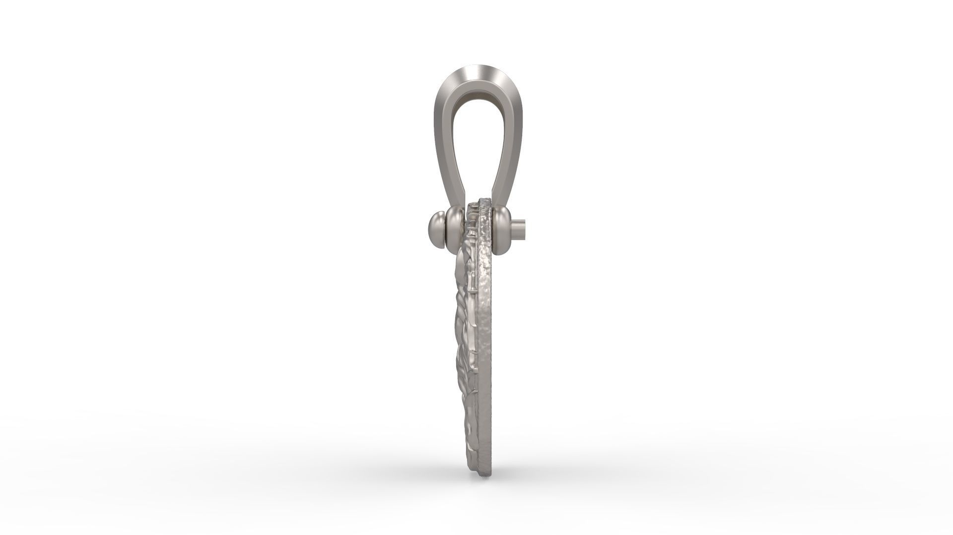 Leo Amulet Pendant 3D print model_4