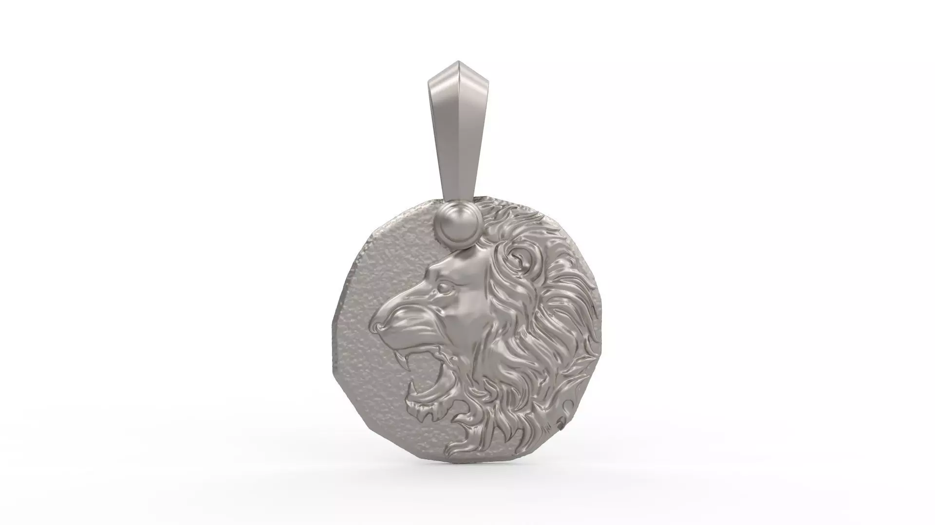 Leo Amulet Pendant 3D print model_0