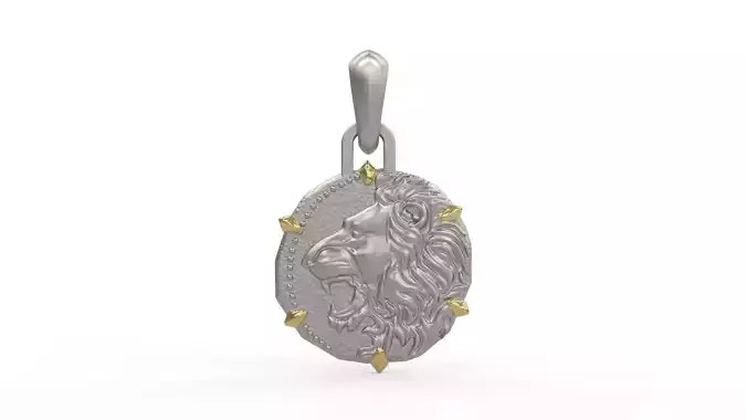 Leo Zodiac Pendant 3D print model