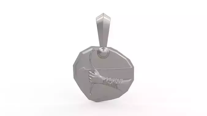Sagitarius Amulet Pendant 3D print model