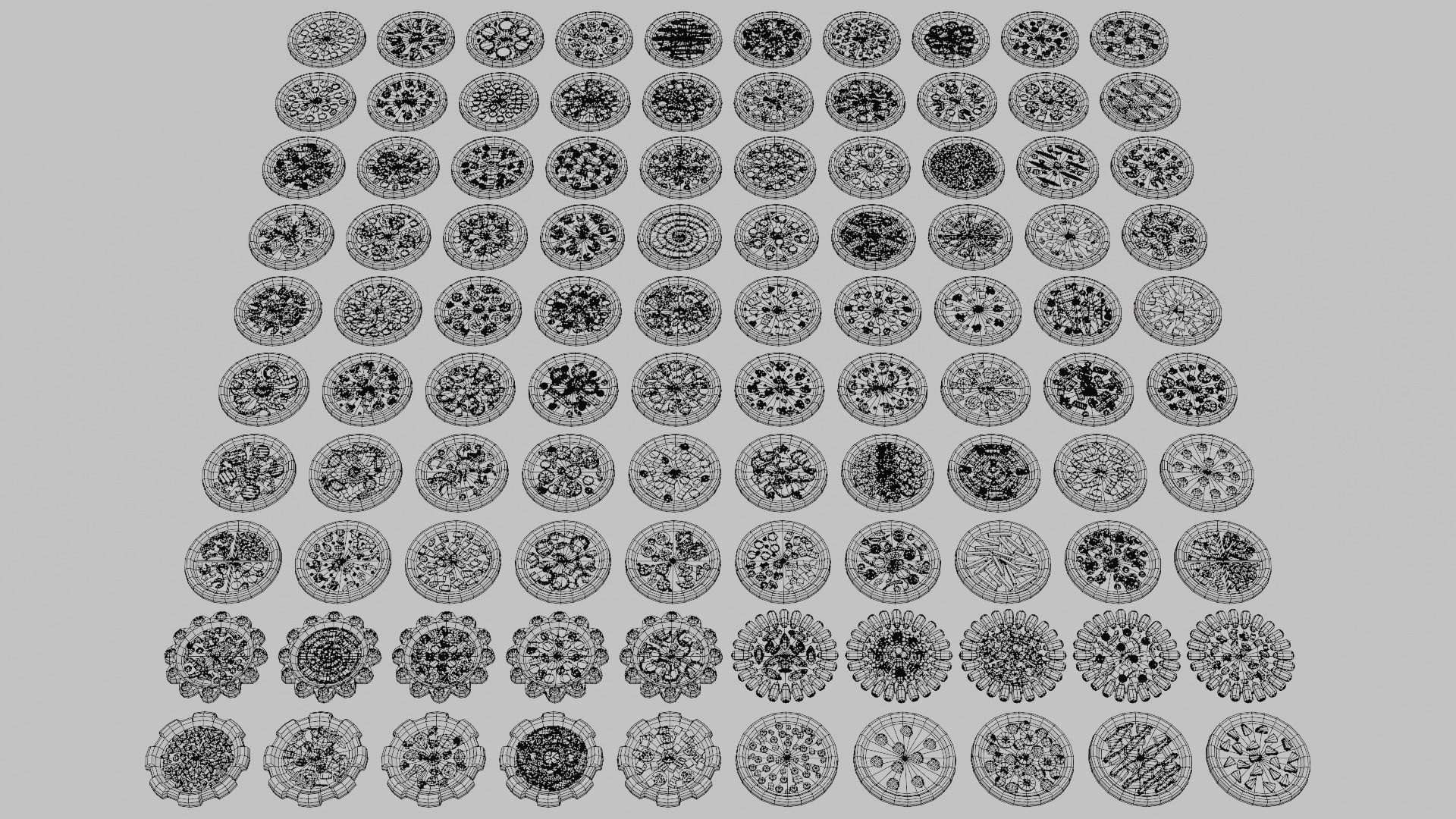 Pizza Pack Collection Low-poly 3D model_2