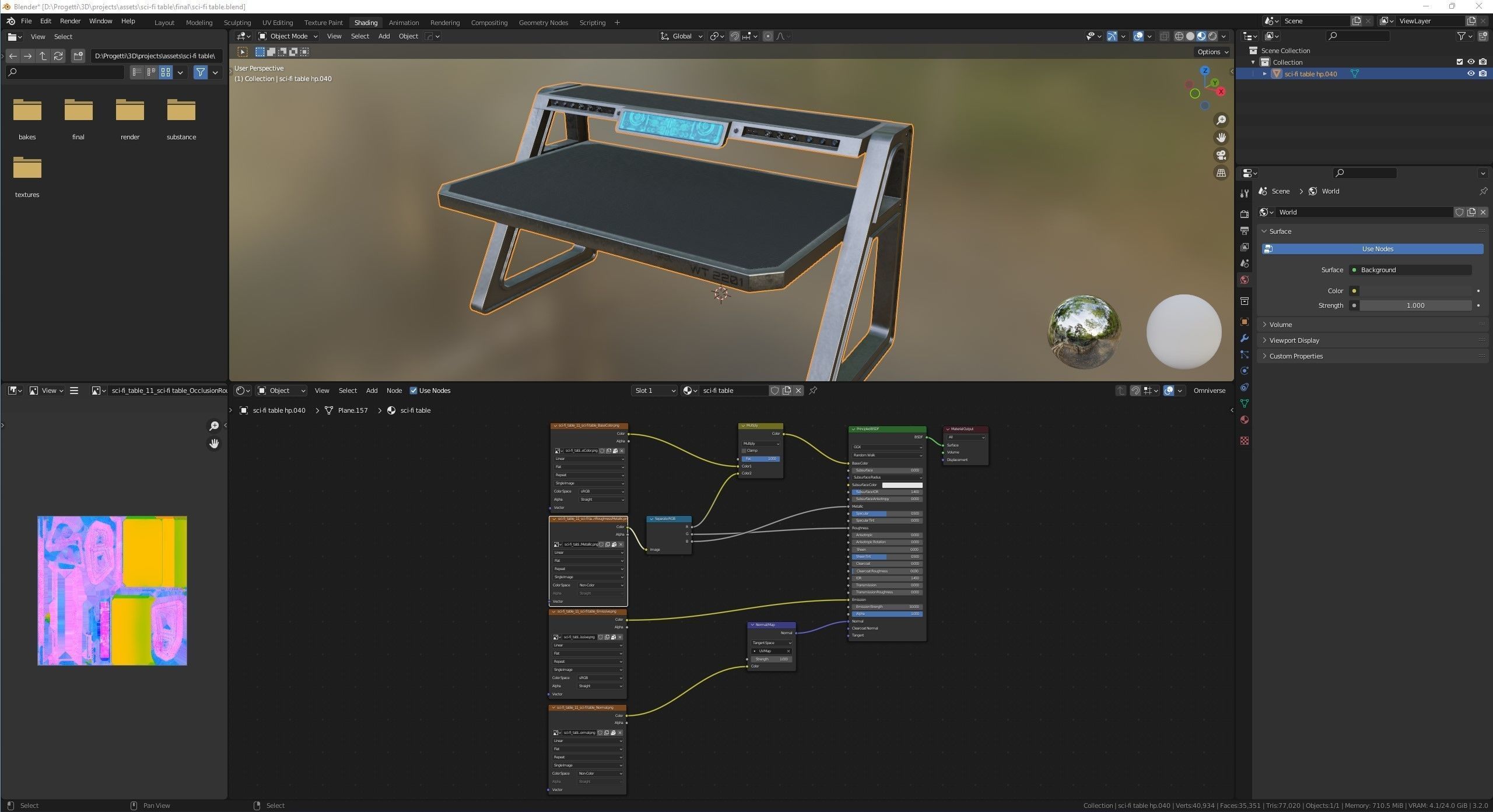 Sci-Fi Table 3D model_19