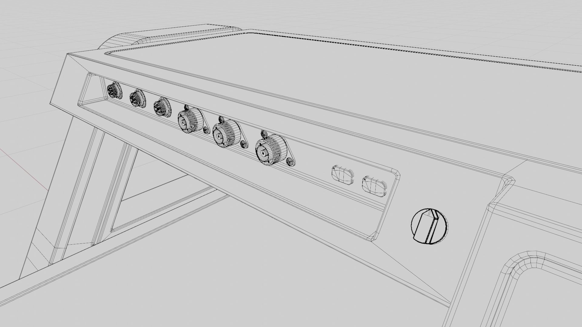 Sci-Fi Table 3D model_27
