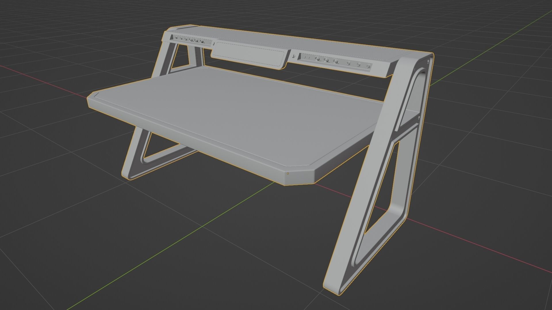Sci-Fi Table 3D model_21