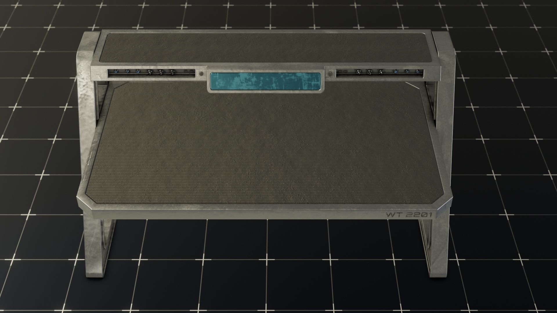 Sci-Fi Table 3D model_12