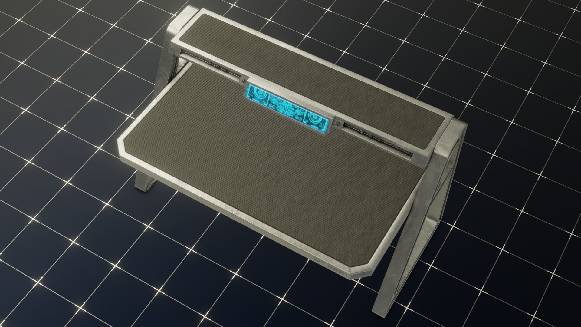 Sci-Fi Table 3D model_17