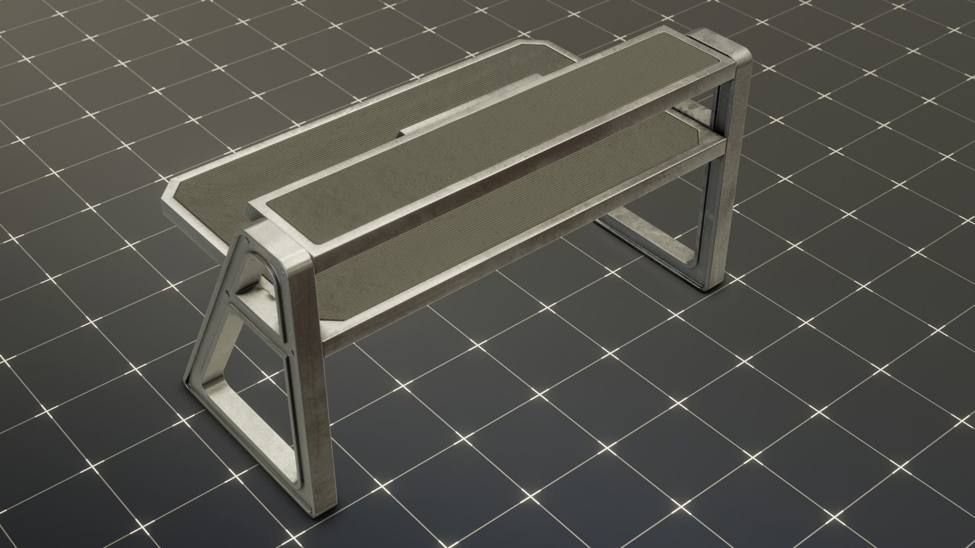 Sci-Fi Table 3D model_16