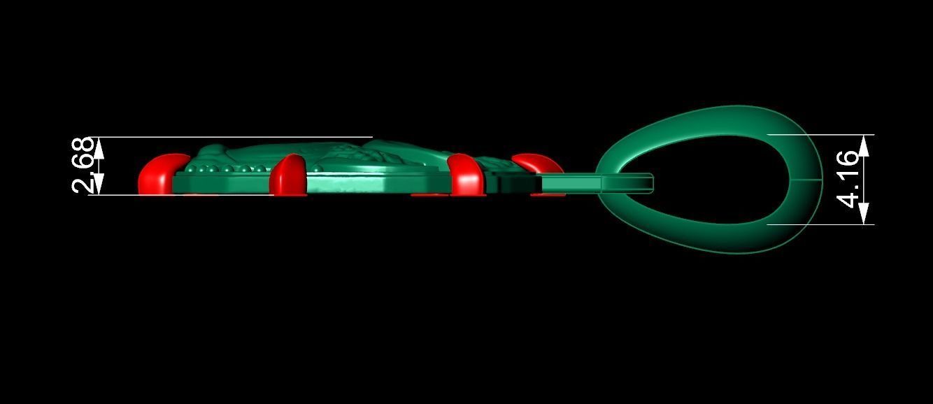 Taurus Zodiac Pendant 3D print model_7