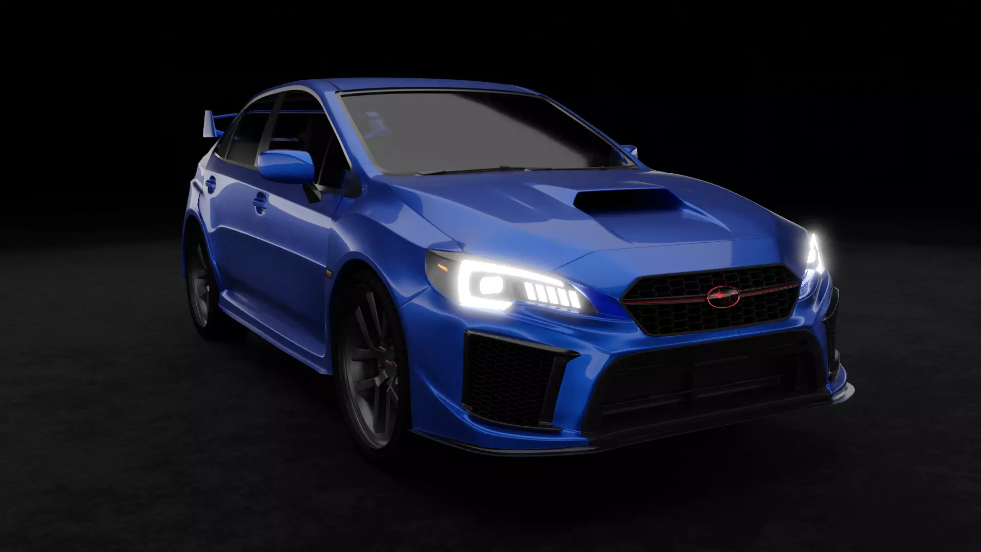 Subaru WRX STI Free 3D model