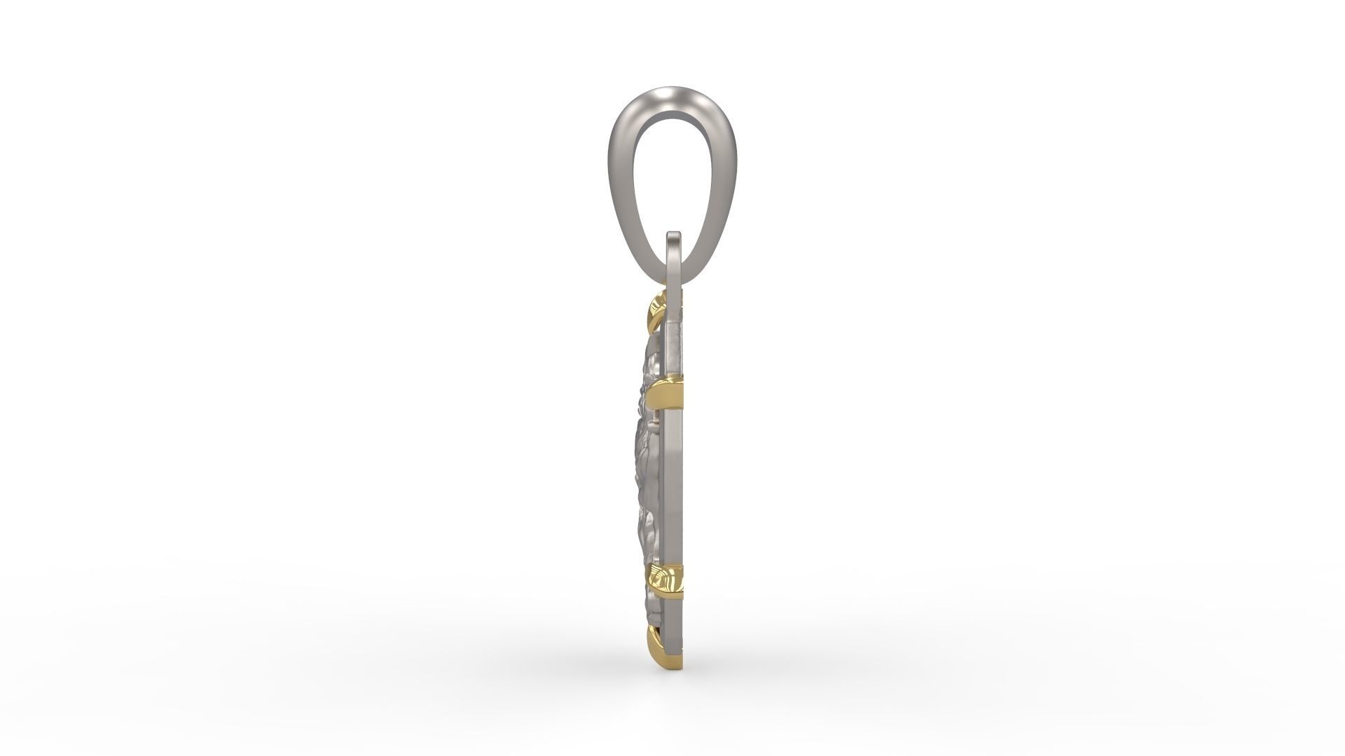 Virgo Zodiac Pendant 3D print model_4