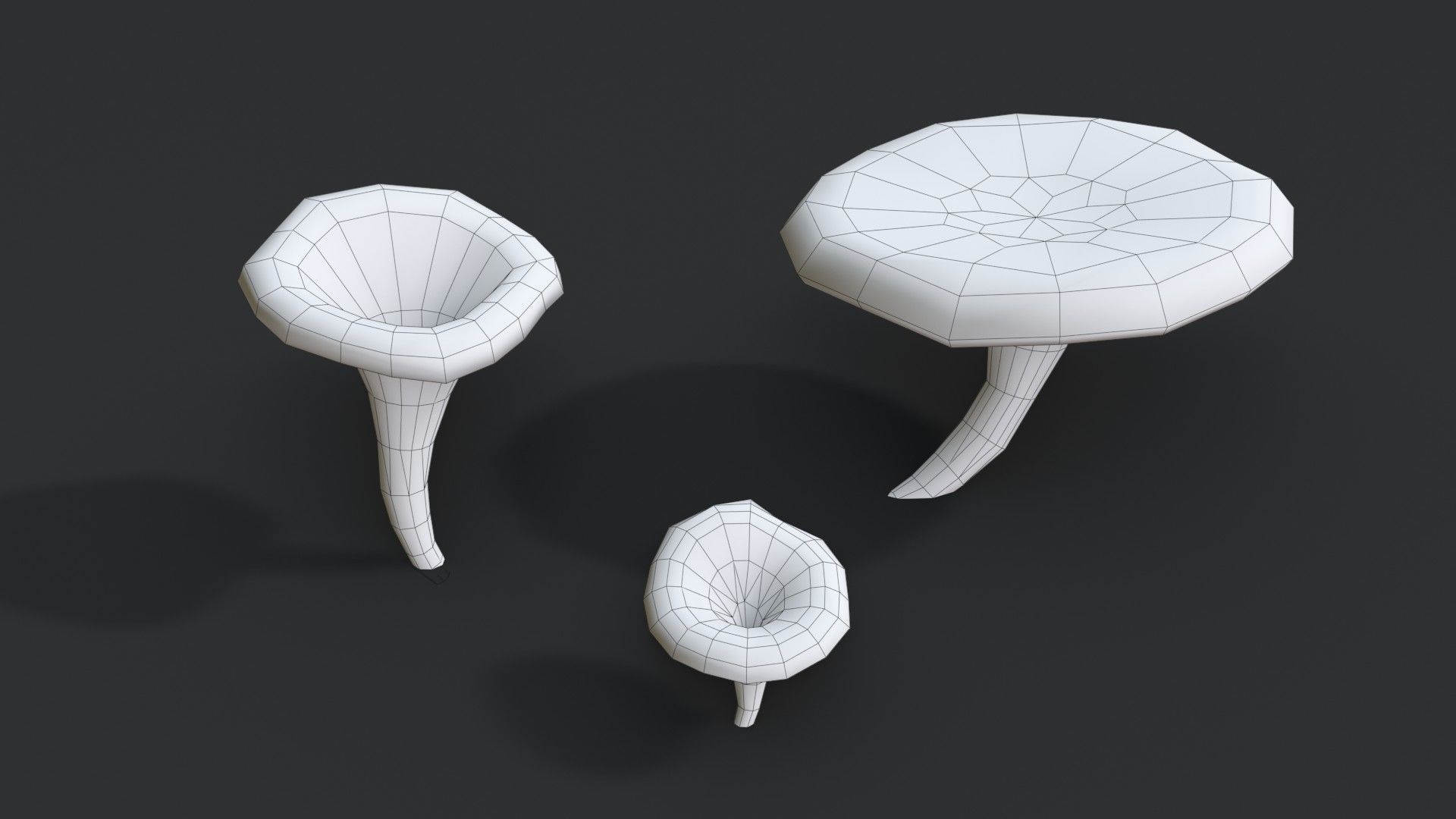Mushrooms Pack 1 3D Model Collection_27