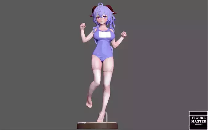 GANYU SWIMSUIT GENSHIN CUTE GIRL GAME 3D PRINT