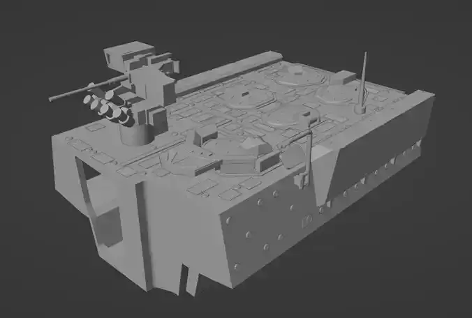 Scalable Boxer troop transport module Bundeswehr 3D print model