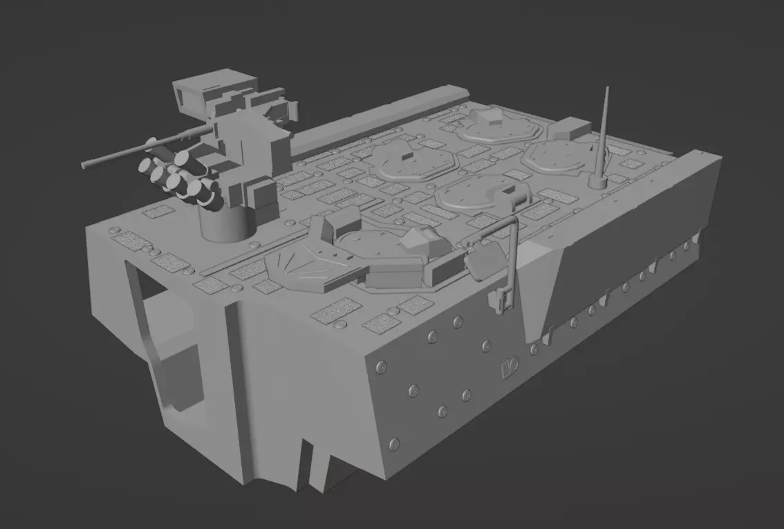 Scalable Boxer troop transport module Bundeswehr 3D print model_0