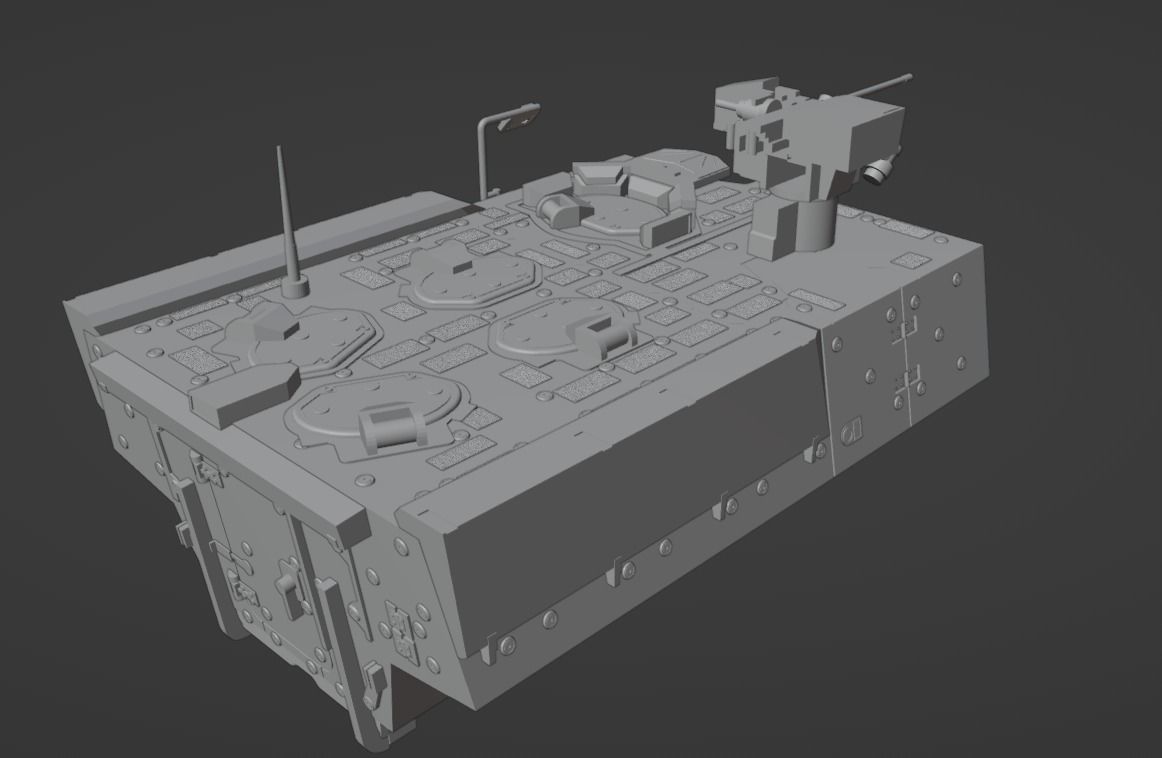 Scalable Boxer troop transport module Bundeswehr 3D print model_8
