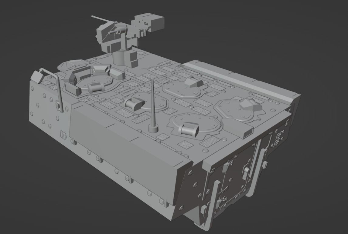 Scalable Boxer troop transport module Bundeswehr 3D print model_6