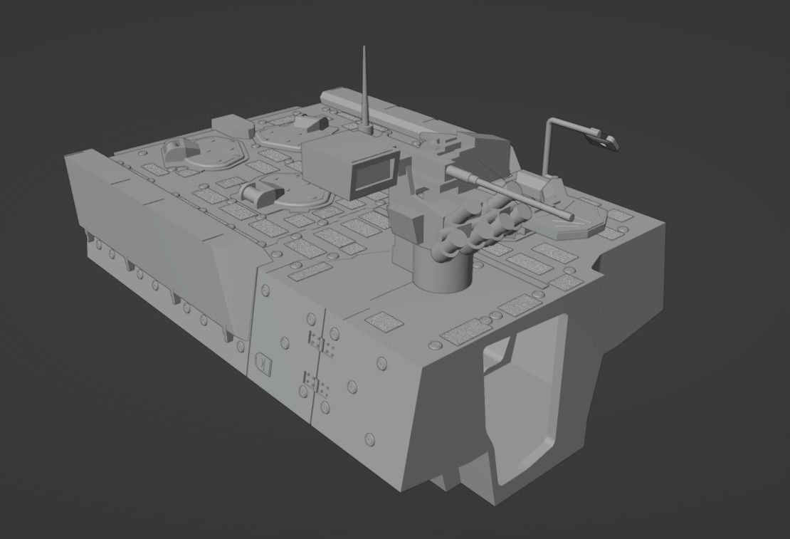 Scalable Boxer troop transport module Bundeswehr 3D print model_10