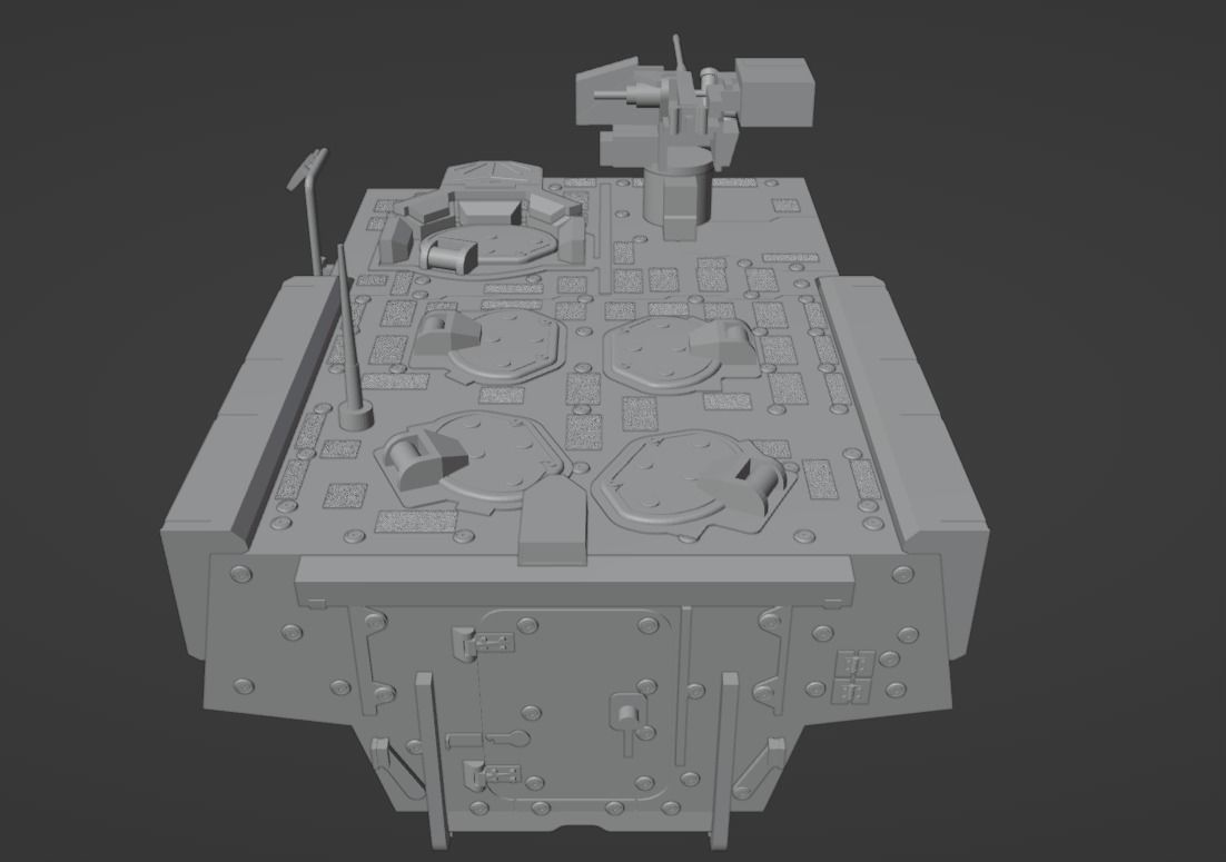 Scalable Boxer troop transport module Bundeswehr 3D print model_7