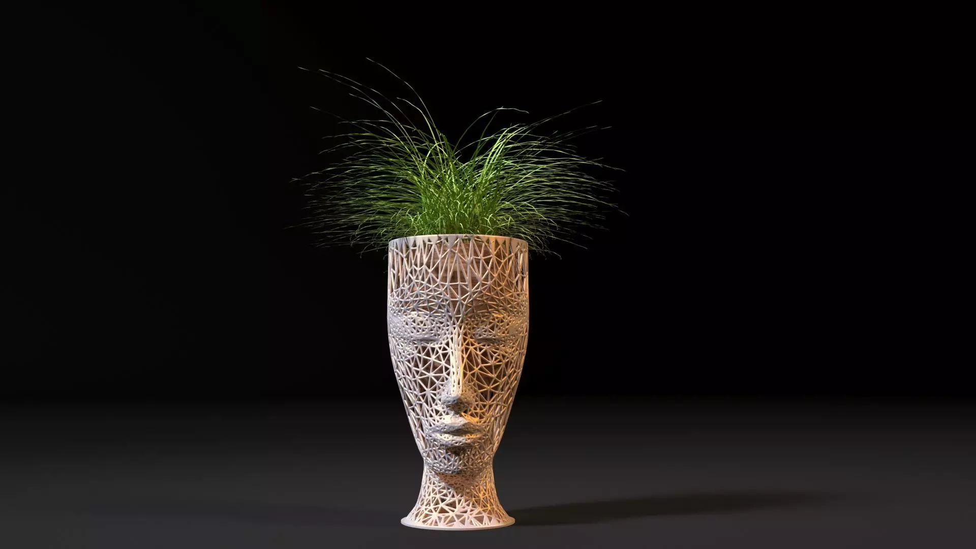 Planter head 3D print model_0