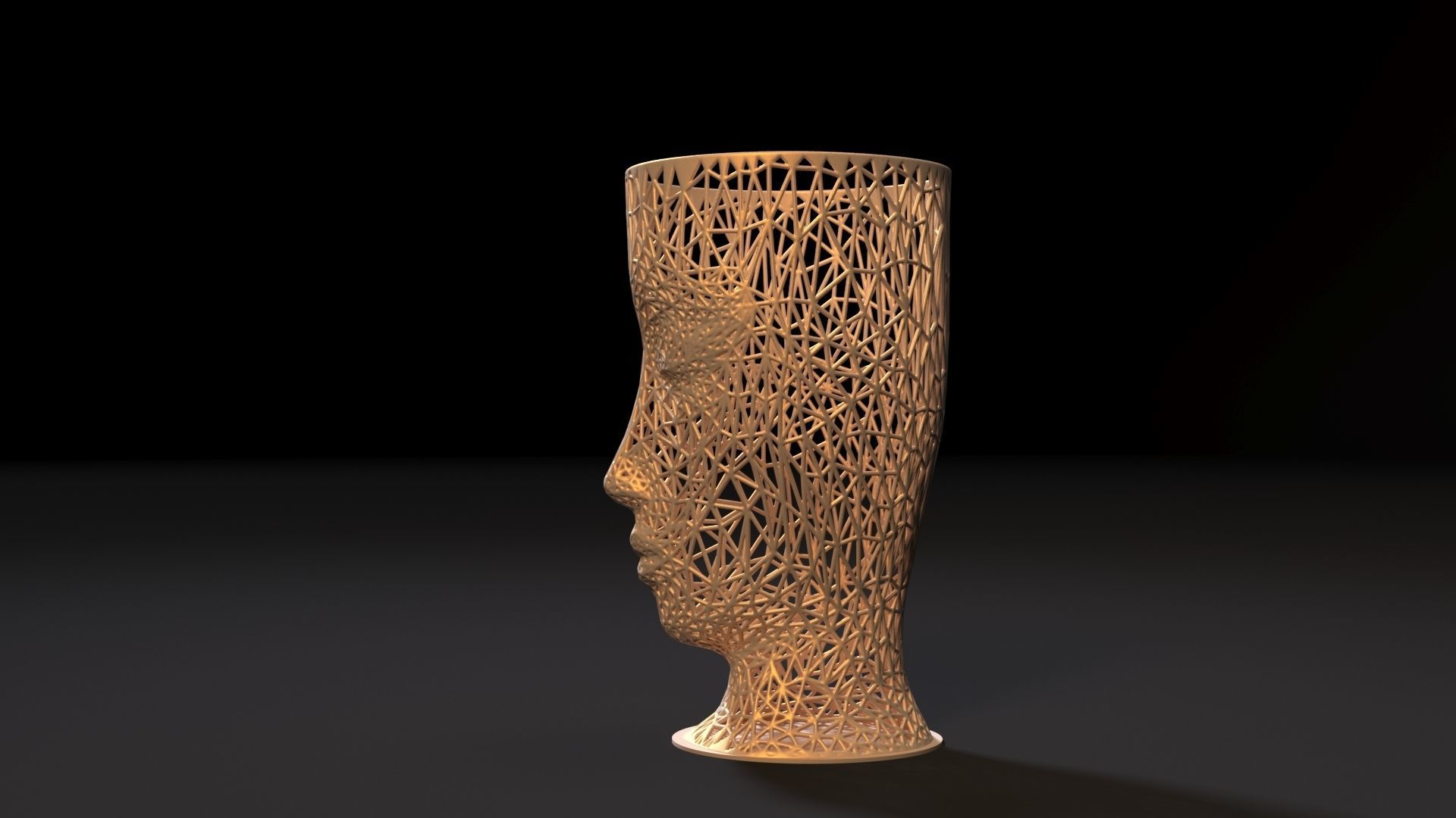Planter head 3D print model_4
