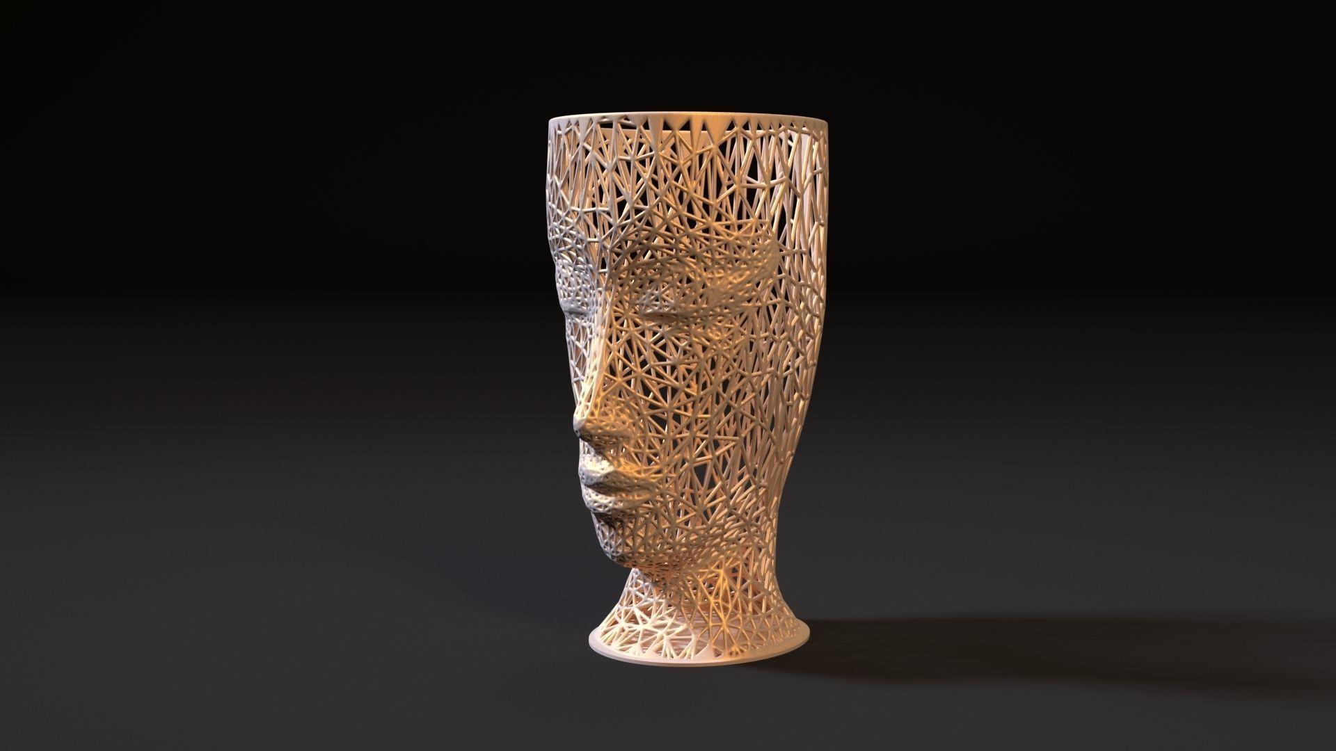 Planter head 3D print model_1
