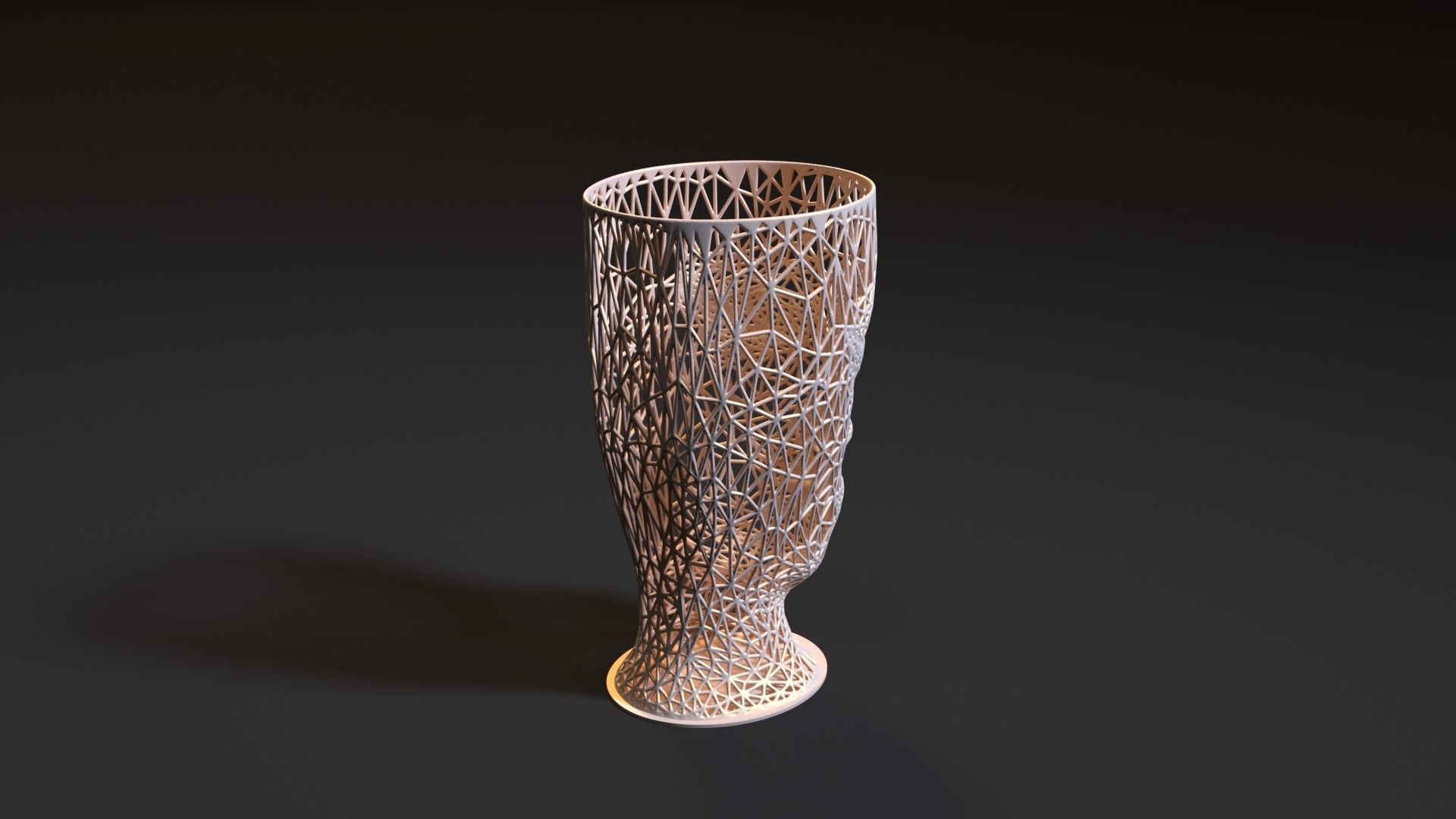 Planter head 3D print model_7