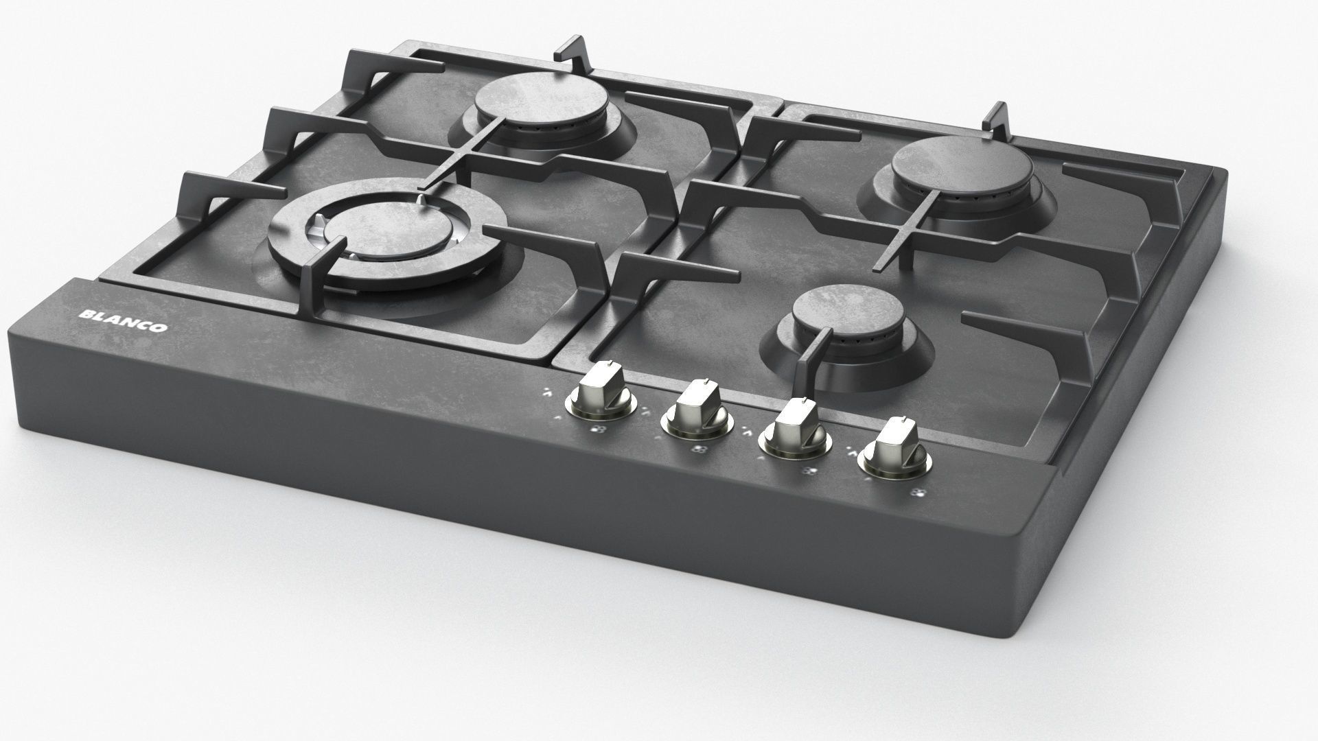 BLANCO 60cm 4 Burner Gas Cooktop - BCG64COM 3D model_33