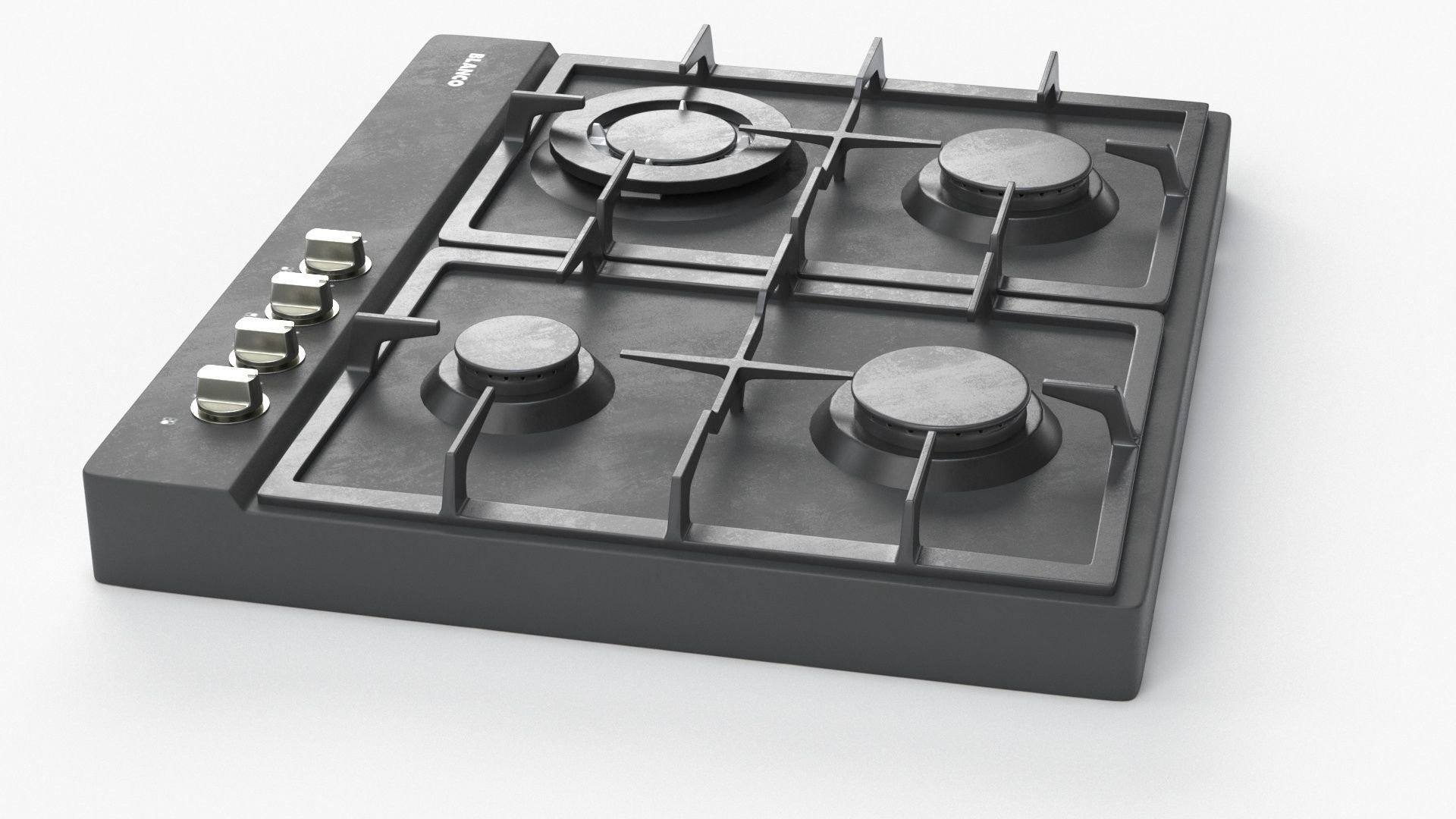 BLANCO 60cm 4 Burner Gas Cooktop - BCG64COM 3D model_29