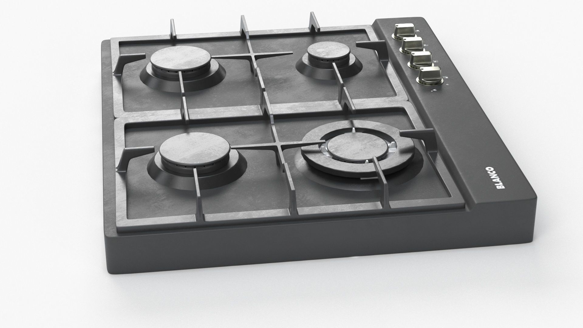 BLANCO 60cm 4 Burner Gas Cooktop - BCG64COM 3D model_21