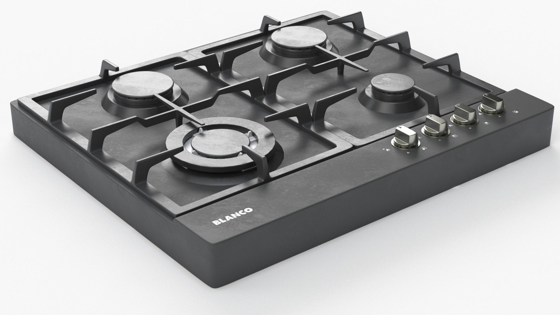 BLANCO 60cm 4 Burner Gas Cooktop - BCG64COM 3D model_18
