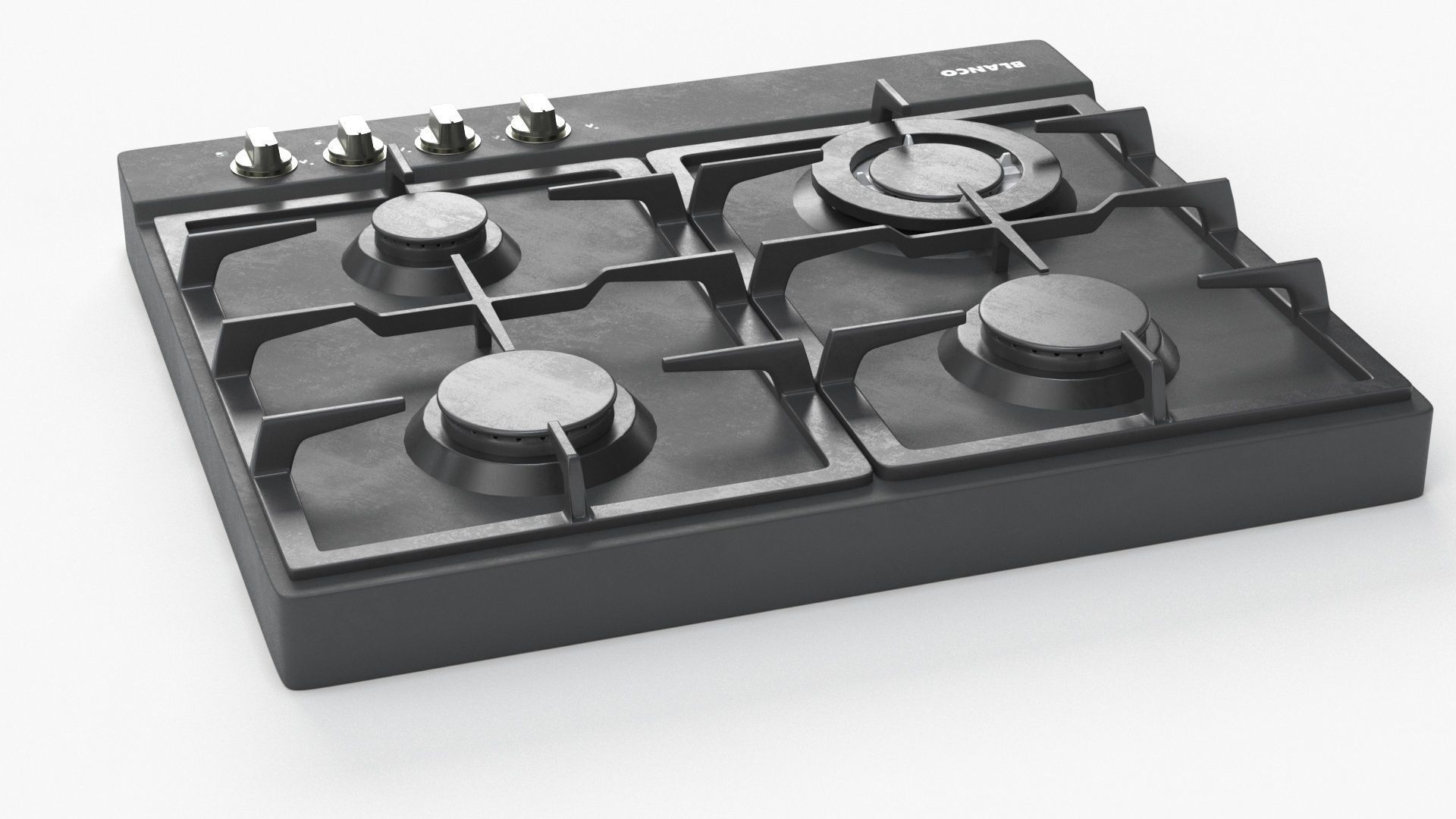 BLANCO 60cm 4 Burner Gas Cooktop - BCG64COM 3D model_26