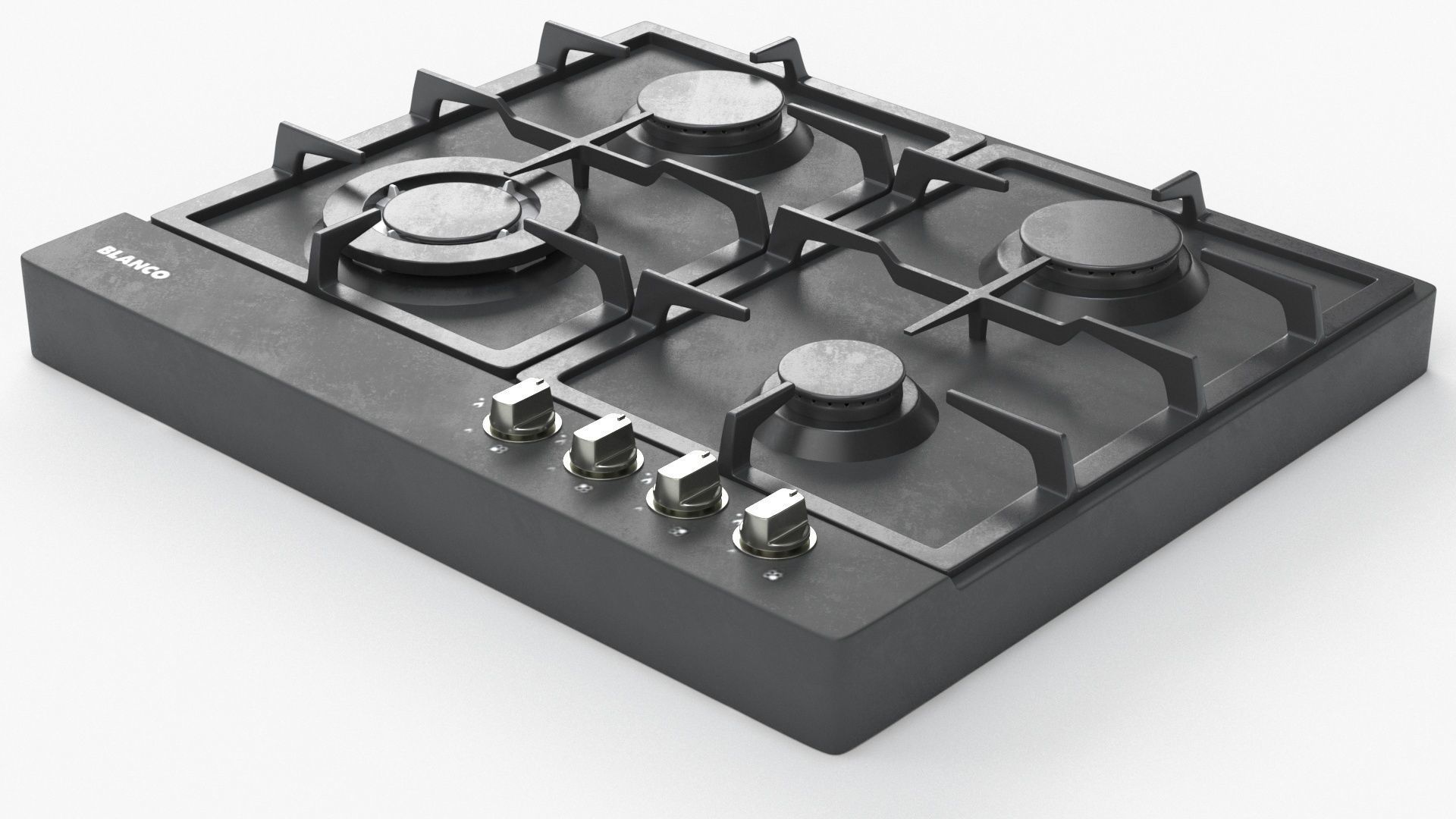 BLANCO 60cm 4 Burner Gas Cooktop - BCG64COM 3D model_32