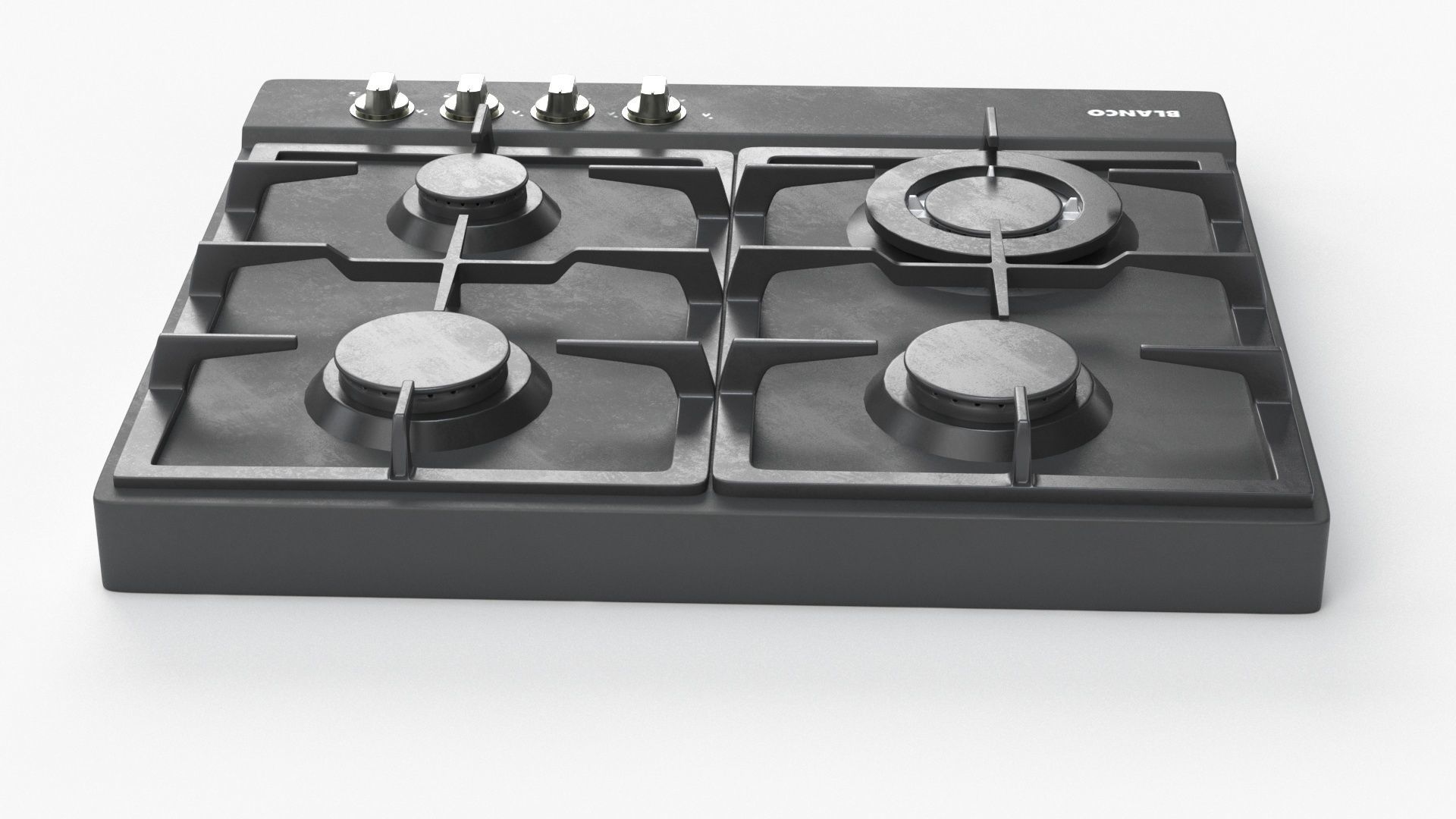 BLANCO 60cm 4 Burner Gas Cooktop - BCG64COM 3D model_25