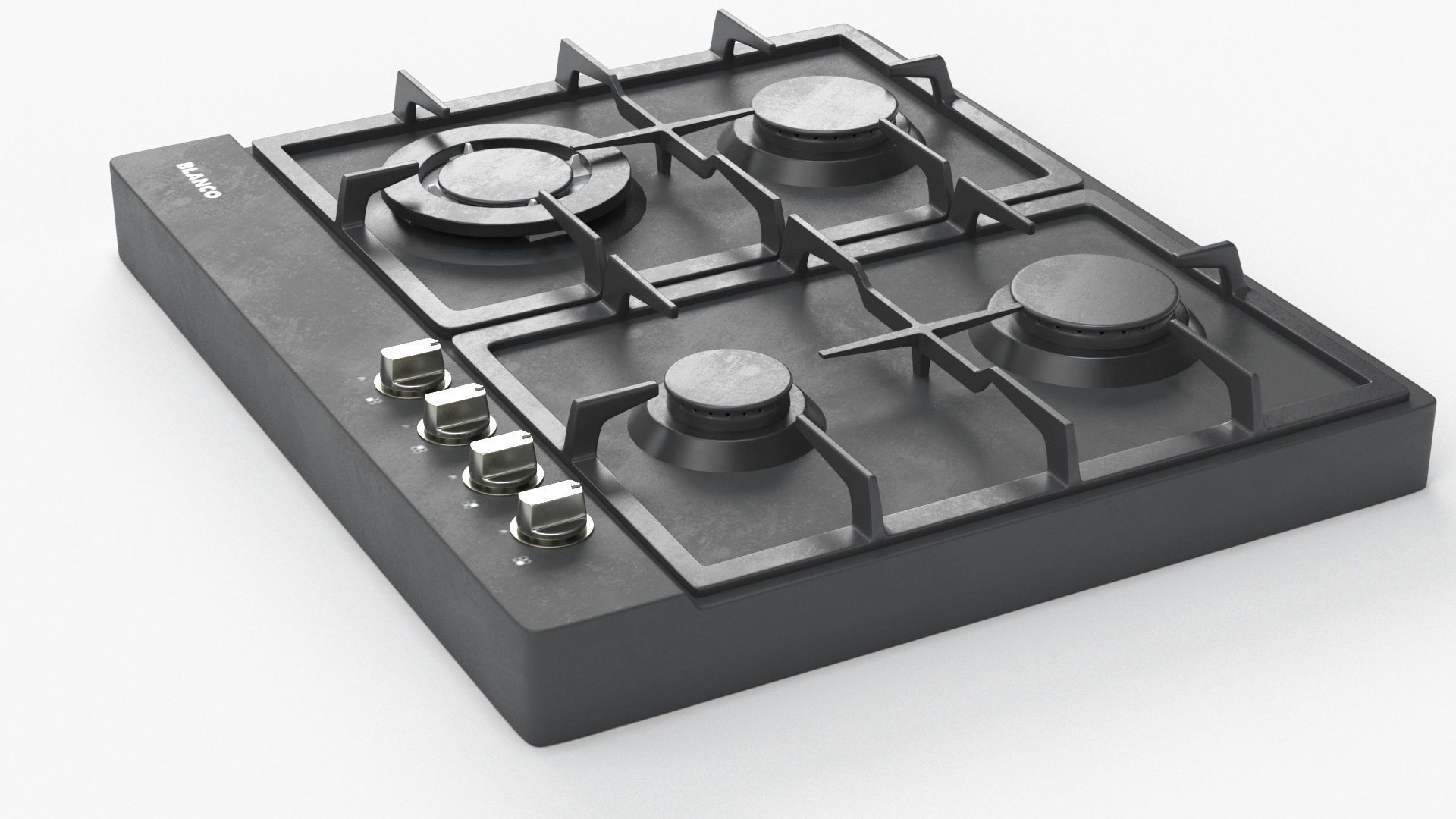 BLANCO 60cm 4 Burner Gas Cooktop - BCG64COM 3D model_31