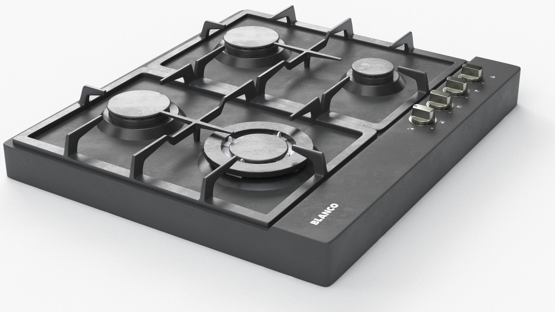 BLANCO 60cm 4 Burner Gas Cooktop - BCG64COM 3D model_19