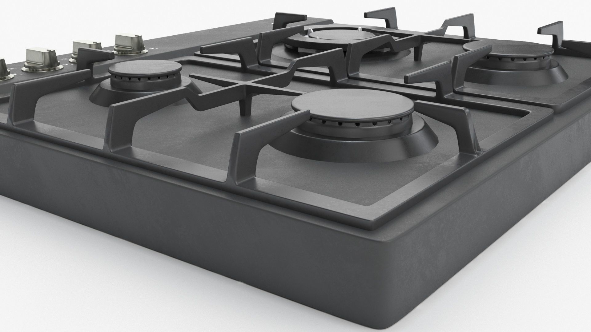 BLANCO 60cm 4 Burner Gas Cooktop - BCG64COM 3D model_1