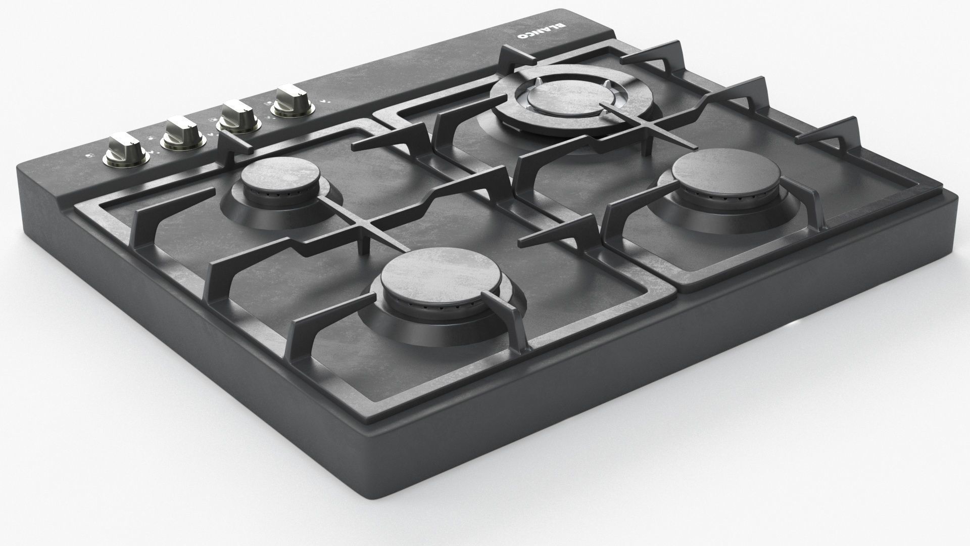 BLANCO 60cm 4 Burner Gas Cooktop - BCG64COM 3D model_27