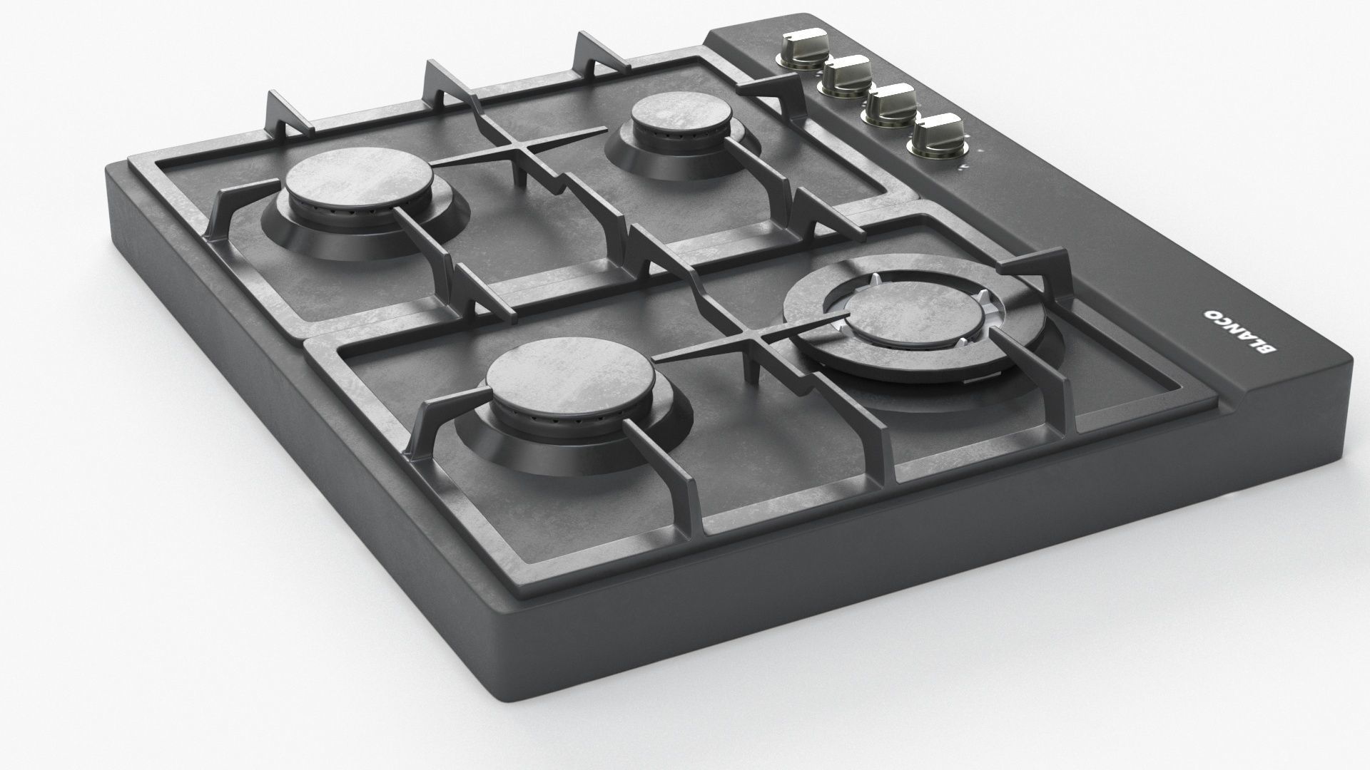 BLANCO 60cm 4 Burner Gas Cooktop - BCG64COM 3D model_22