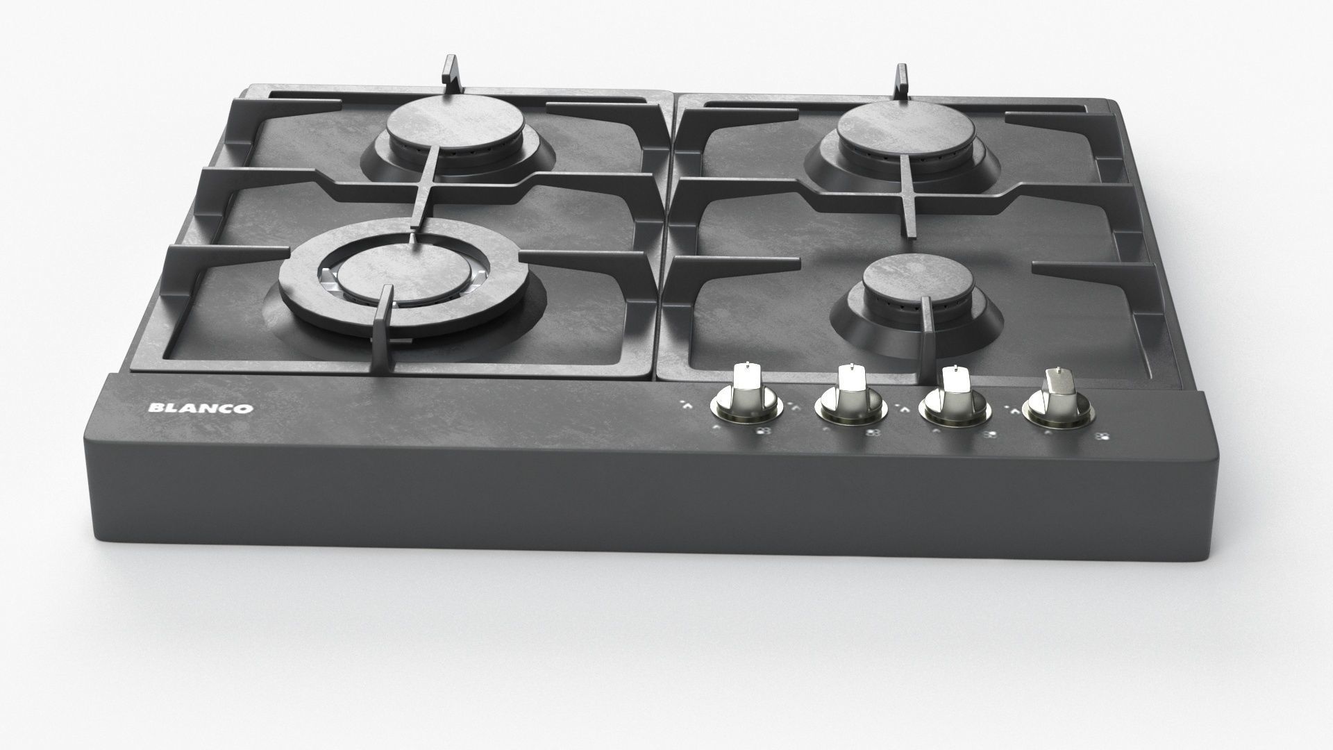 BLANCO 60cm 4 Burner Gas Cooktop - BCG64COM 3D model_34