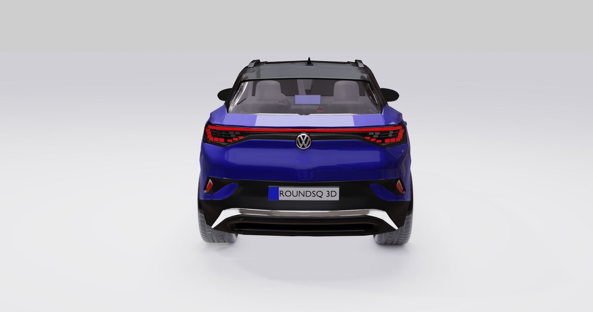 Volkswagen ID4 2022 Low-poly 3D model_13