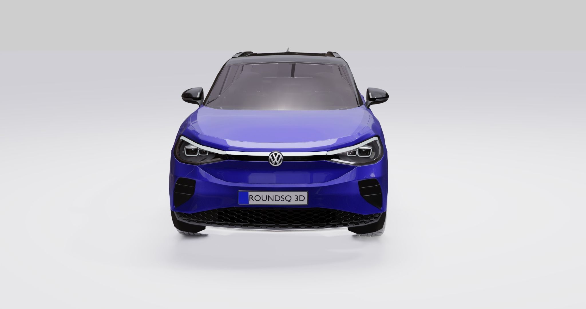 Volkswagen ID4 2022 Low-poly 3D model_2