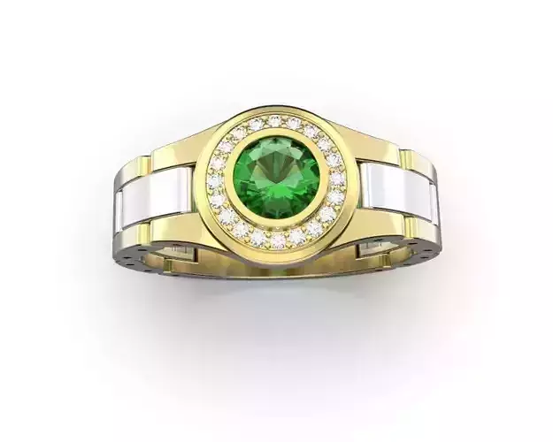 Mens ring with stones