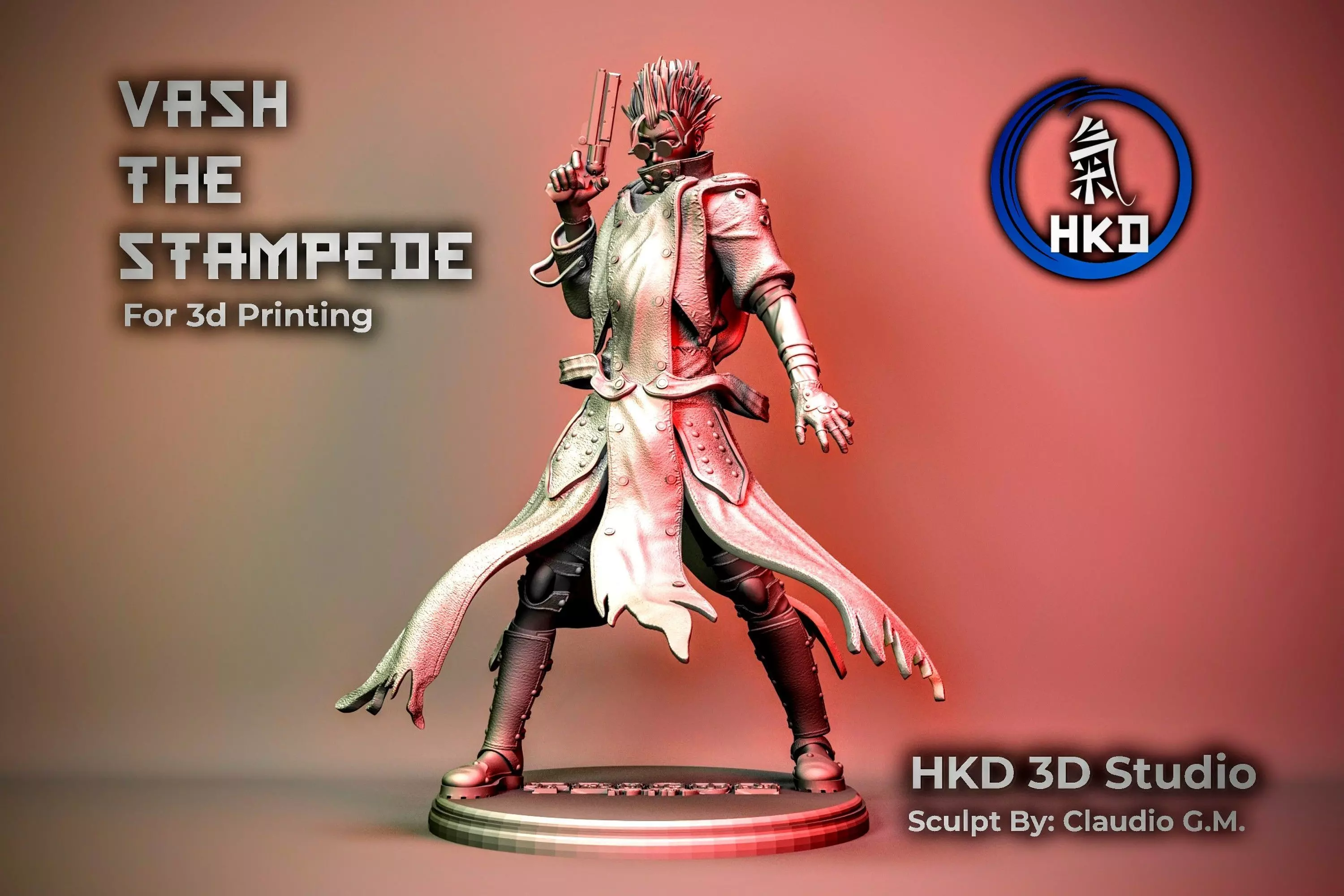 Vash The Stampede - Fan Art 3D print model_0