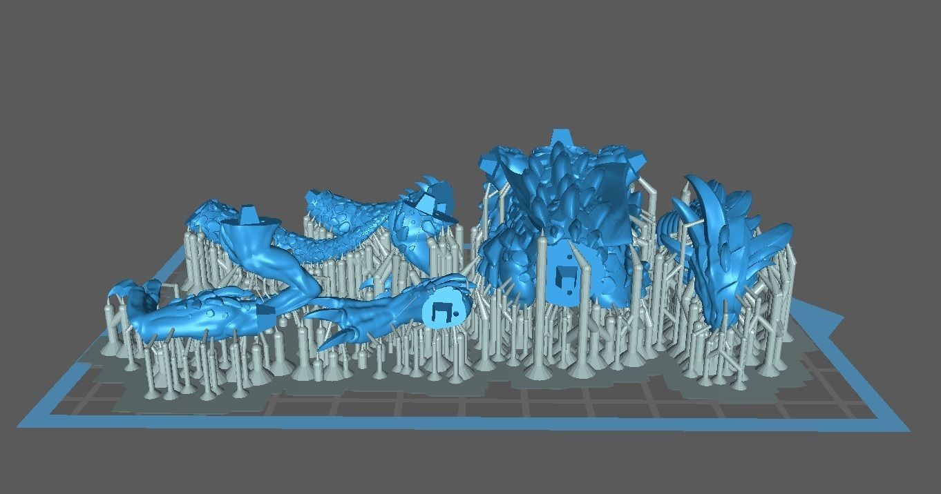 Classic occidental Dragon 3D print model_12