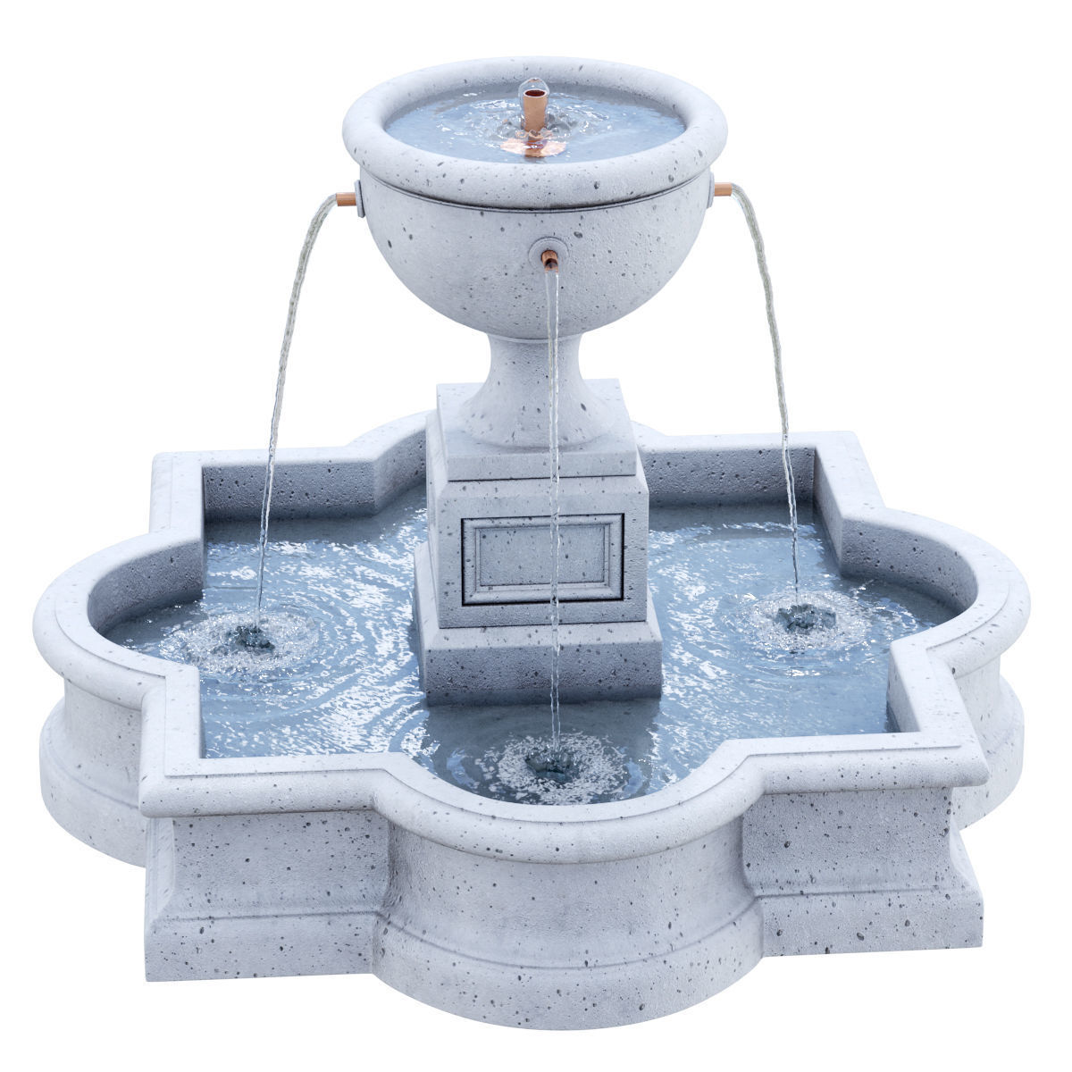 Campania - Navonna Fountain 3D model_3