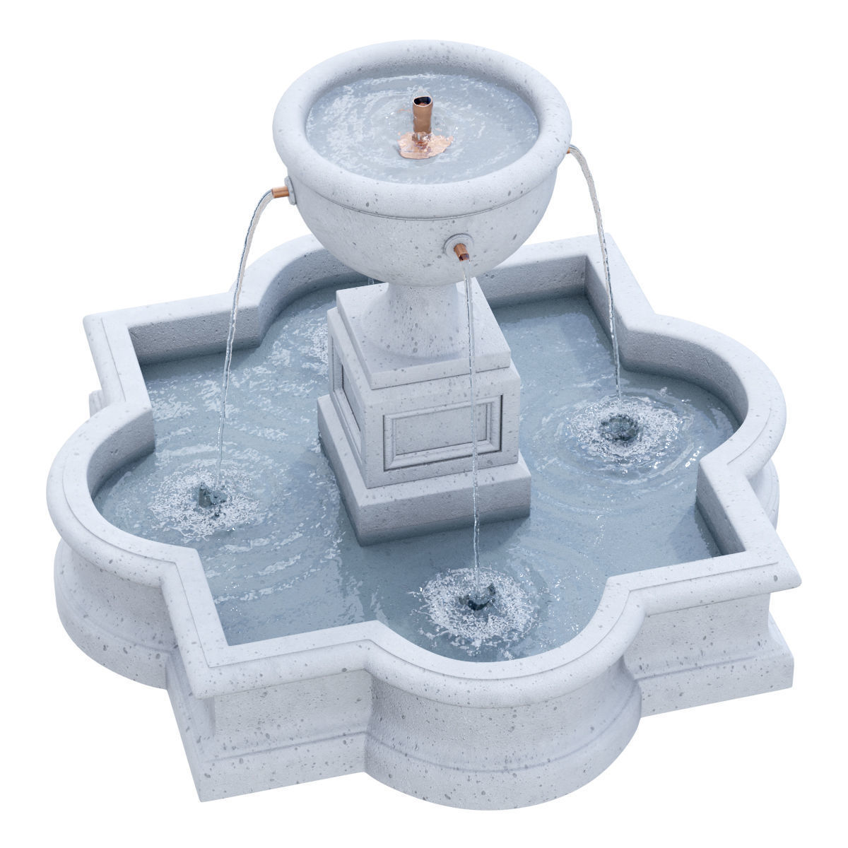 Campania - Navonna Fountain 3D model_2